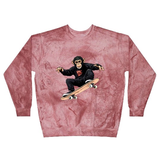 Monkey skater / skateboard monkey Blast Sweatshirts