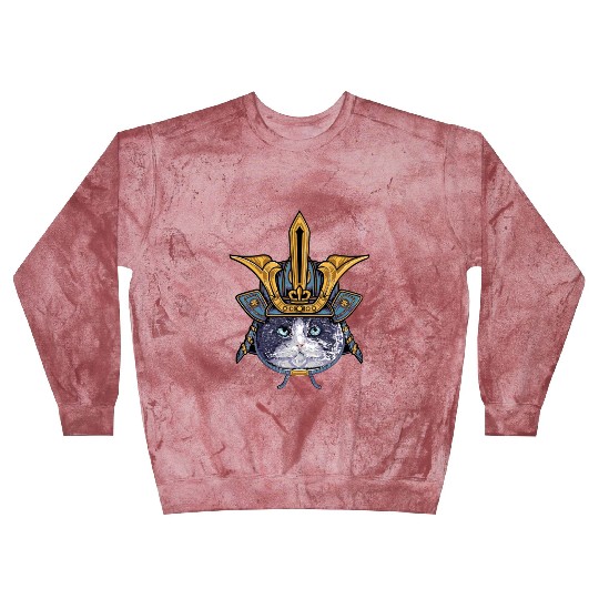 Samurai Cat Warrior Blast Sweatshirts