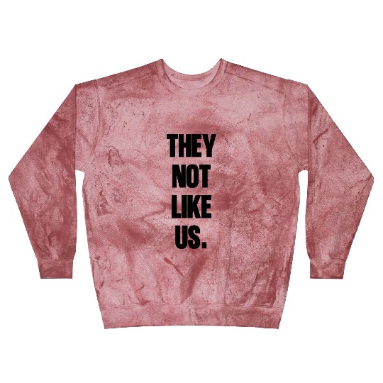 They not like us kendrick Funny Sarcasm, Offensive Blast Sweatshirts