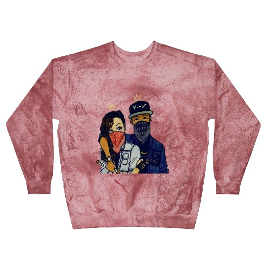 Urban Rebels Masked Duo Blast Sweatshirts Design