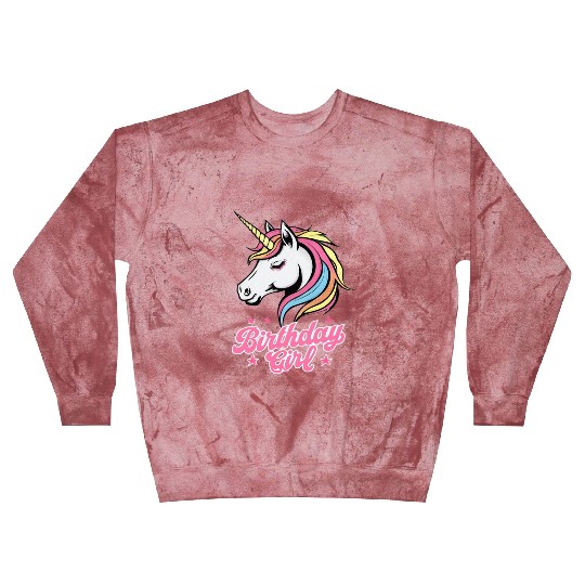 Sparkling Rainbow Unicorn Birthday Blast Sweatshirts
