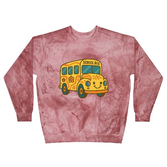 Cute Yellow School Bus Back to School Fun Blast Sweatshirts