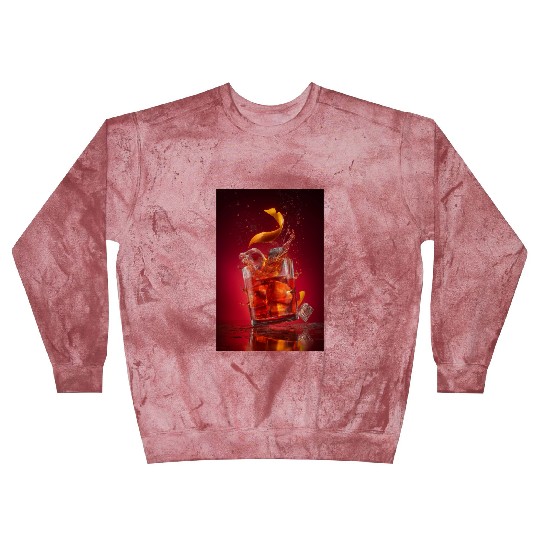 Splashing Negroni Cocktail Blast Sweatshirts