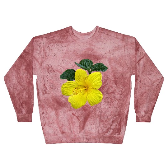 One Yellow Hibiscus Blast Sweatshirts