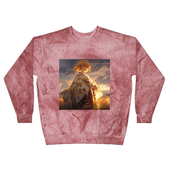 Epic Samurai Girl at Sunset Blast Sweatshirts