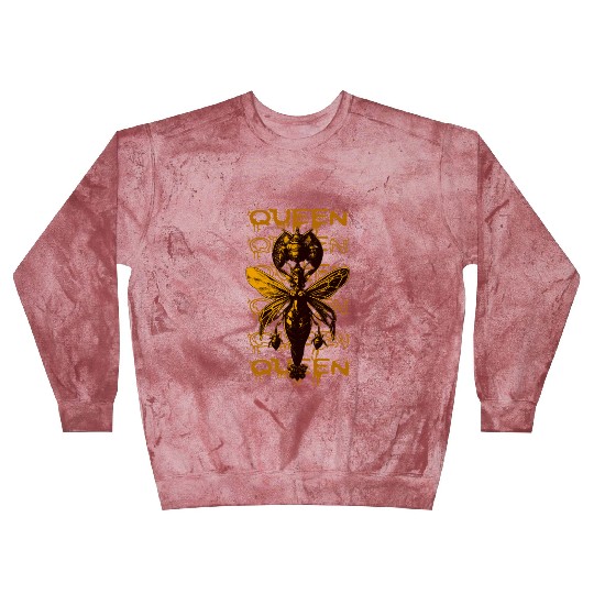 Queen Bee Warrior – Dark Fantasy Insect Art Blast Sweatshirts