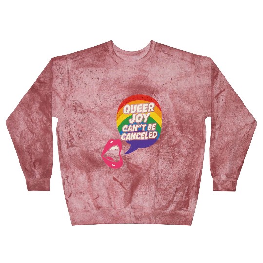 Queer Pride Queer Joy LGBTQ+ Affirmation Trans Blast Sweatshirts
