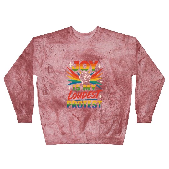 Queer Pride Queer Joy LGBTQ+ Affirmation Trans Blast Sweatshirts