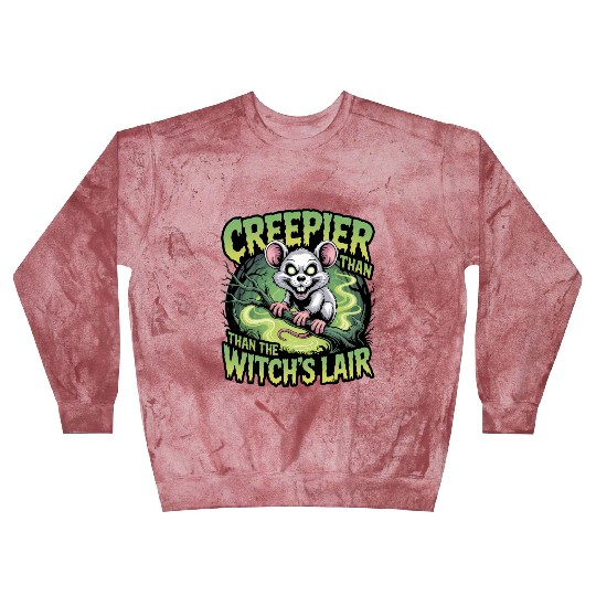 Creeper Mouse in Witch's Lair Design Blast Sweatshirts