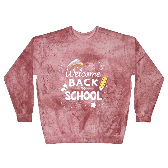 Colorful Welcome Back to School Design Blast Sweatshirts