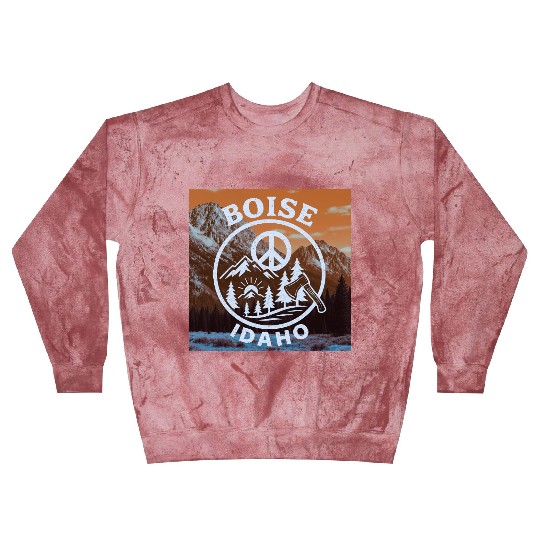 Boise, Idaho (O) Blast Sweatshirts