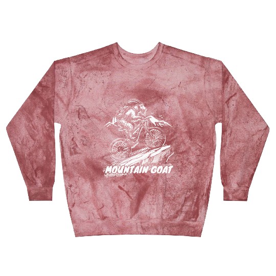 Mountain Goat on Bike Blast Sweatshirts