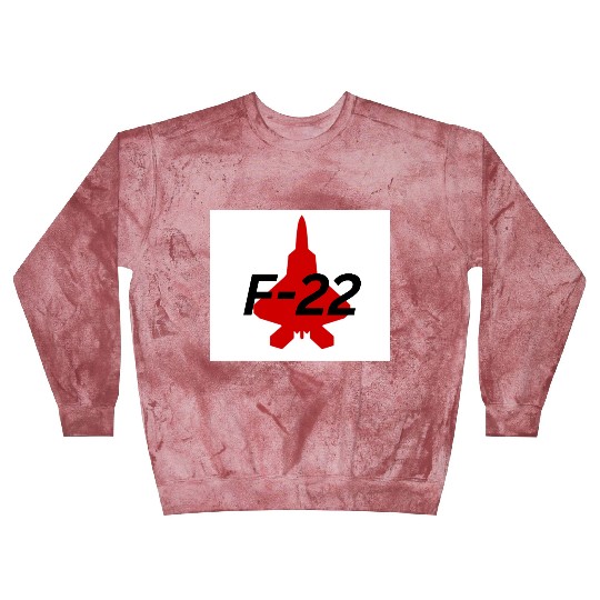 F-22 Stealth Fighter Silhouette Design Blast Sweatshirts