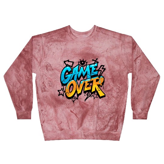 Game Over Graffiti Blast Sweatshirts – Cool Gamer Streetwear