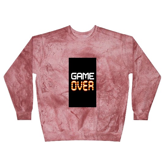 Game Over Digital LED Typography Blast Sweatshirts