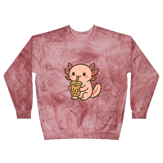 Kawaii Aspiring Dragon with Bubble Tea Blast Sweatshirts
