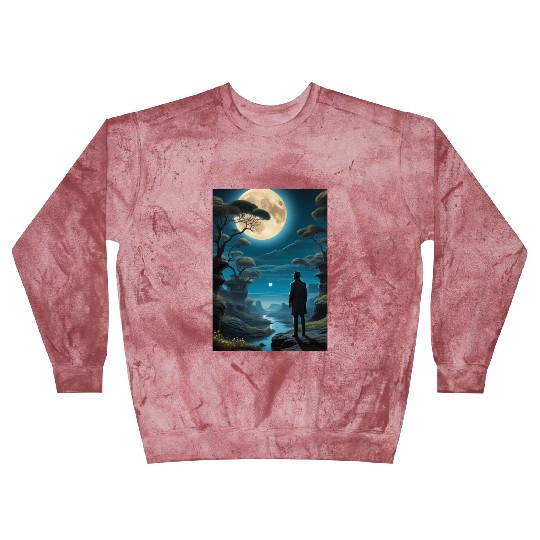 Mystical Night Under the Full Moon Blast Sweatshirts