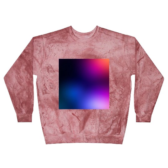 Vibrant Gradient Spectrum Design Blast Sweatshirts