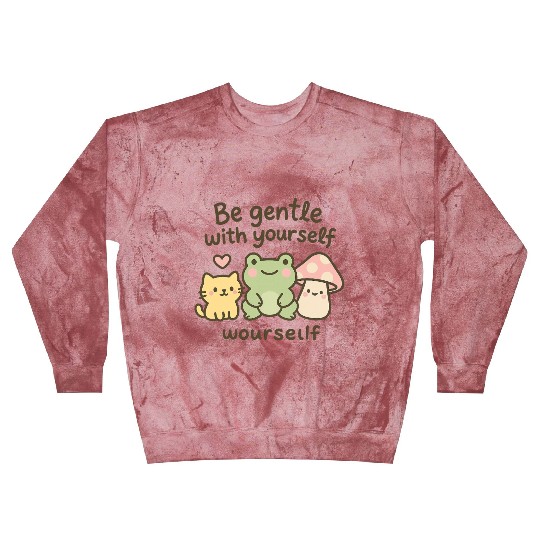 Gentle Nature Affirmation Design Blast Sweatshirts