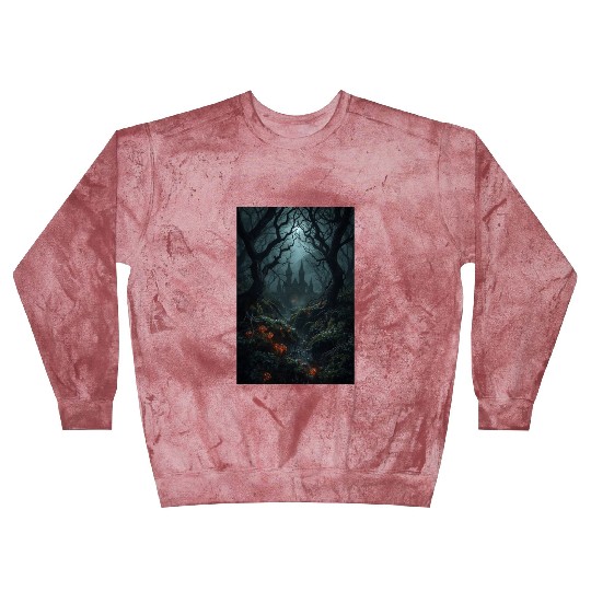 Enchanted Forest with Haunted Castle Blast Sweatshirts
