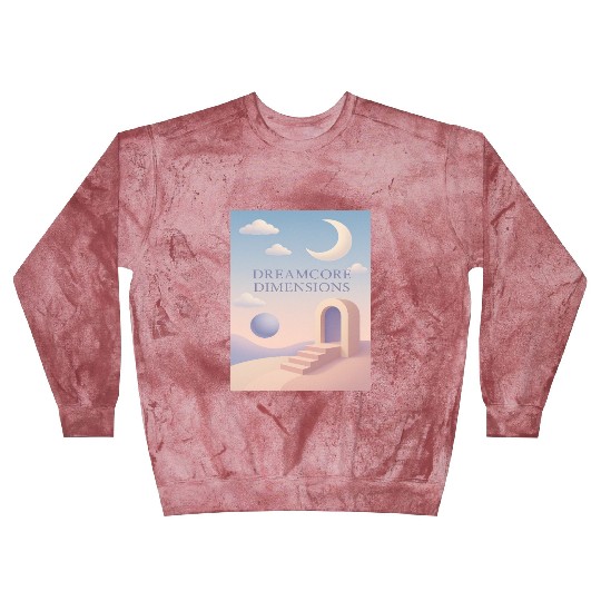 Dreamcore Dimensions Celestial Scene Blast Sweatshirts