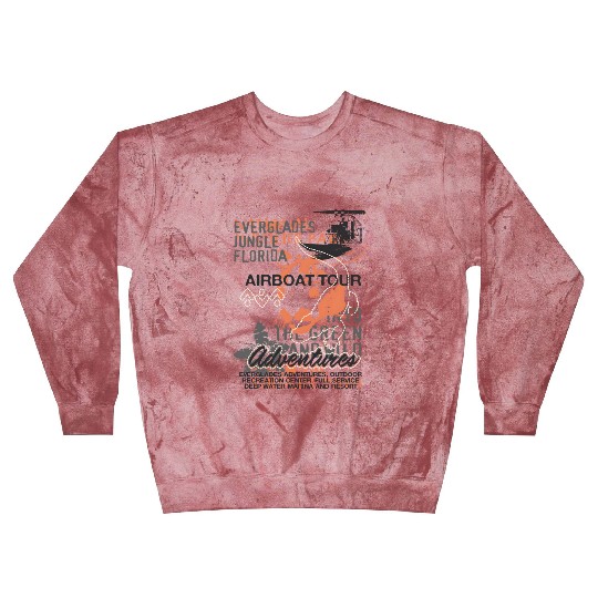 Airboat Alligator Tours Florida Everglades Blast Sweatshirts