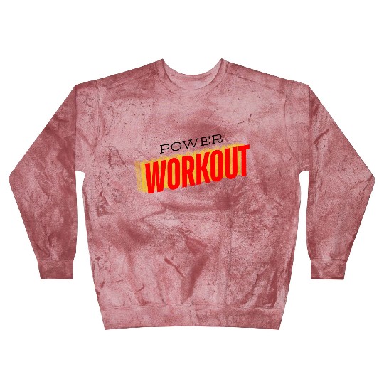 Dynamic Workout Typography Design Blast Sweatshirts