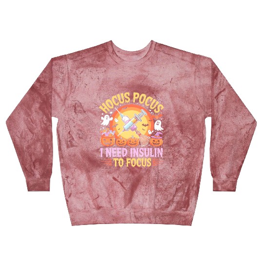 Diabetes Hocus Pocus I Need Insulin to Focus Boys Blast Sweatshirts