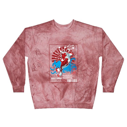 Traditional Japanese Koi Fish Water Tattoo Blast Sweatshirts