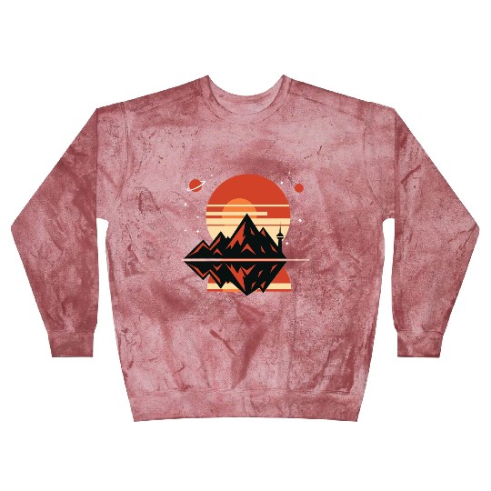 Retro Horizon Blast Sweatshirts