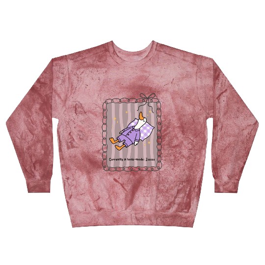 Silly Goose in Honk-Mode Pajama Design Blast Sweatshirts