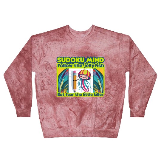 Sudoku Mind – 9x9 Number Puzzle Lover Jellyfish Blast Sweatshirts