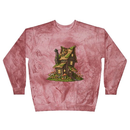 Enchanted Mushroom Cottage Blast Sweatshirts