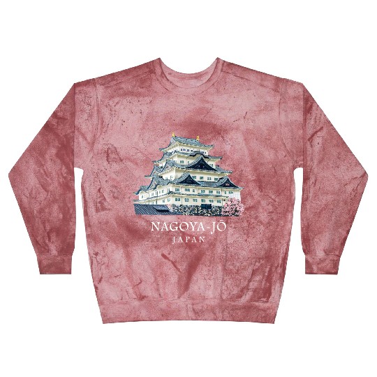 Nagoya-Jo Castle Japanese Heritage, hand drawing Blast Sweatshirts