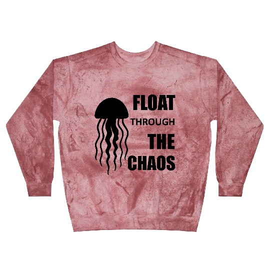 Float Through the Chaos – Jellyfish Calm Design Blast Sweatshirts