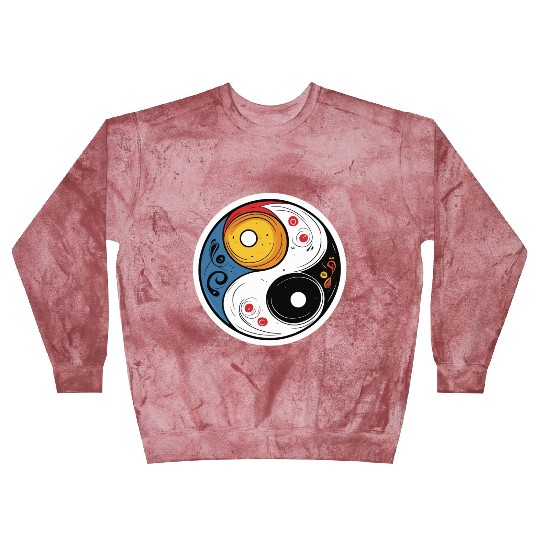 Celestial Balance Yin Yang Art Blast Sweatshirts
