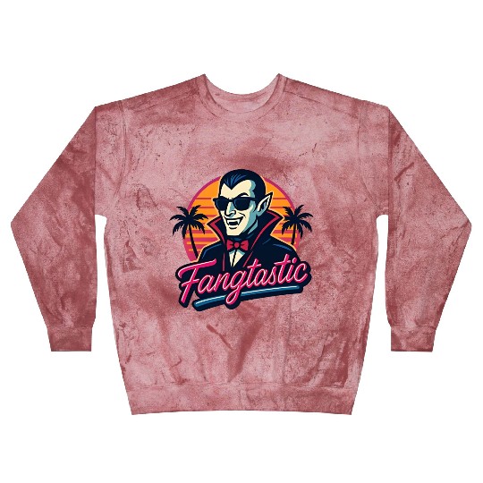 Fangtastic – Retro Vampire Neon Style Blast Sweatshirts