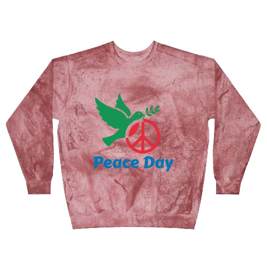 Peace Day Dove with Olive Branch Blast Sweatshirts