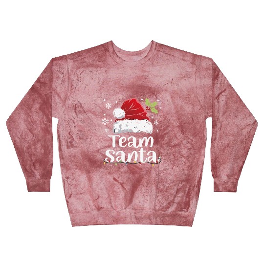 Team Santa Holiday Christmas Design Blast Sweatshirts