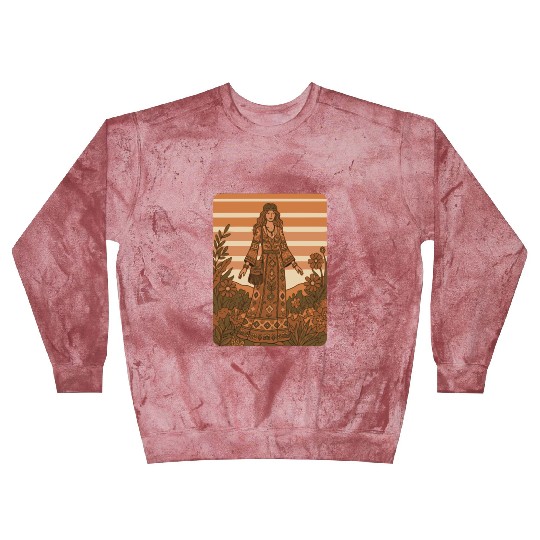Bohemian flower child Blast Sweatshirts