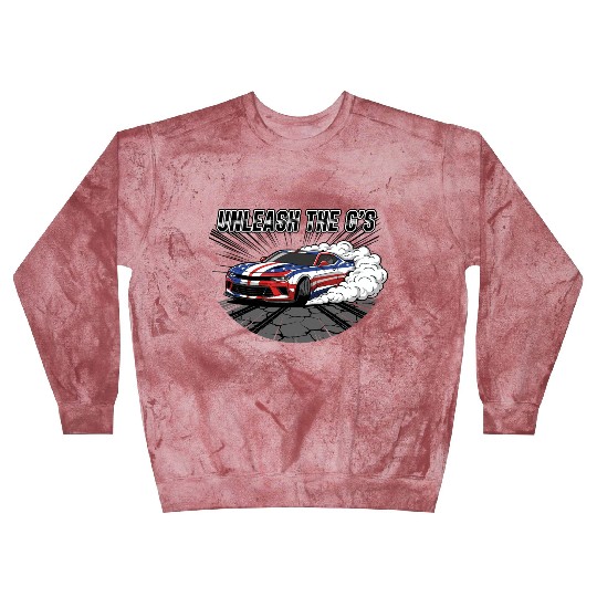 Patriotic American Muscle Car Blast Sweatshirts