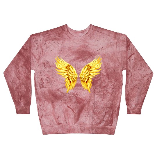 Golden Angel Wings  Blast Sweatshirts