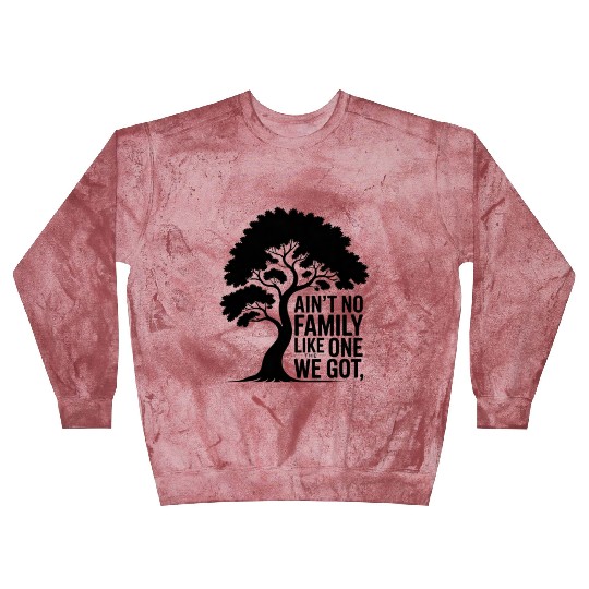 Family Tree Silhouette with Affirmation Blast Sweatshirts