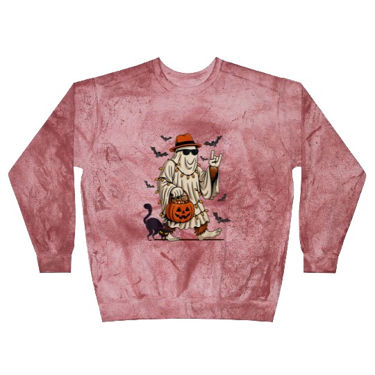 Funny Bigfoot Ghost Halloween Costume Sasquatch Blast Sweatshirts