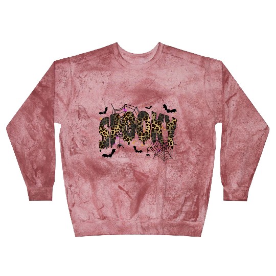 Spooky Season Leopard Halloween Spooky For Girls Blast Sweatshirts