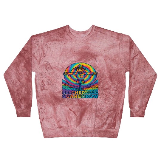 Psychedelic Scarecrow Trippy EDM Rave Festival Blast Sweatshirts