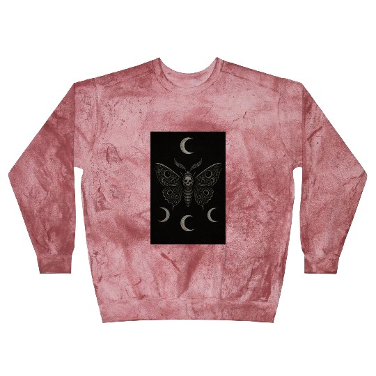 Dark Celestial Butterfly Tapestry Blast Sweatshirts
