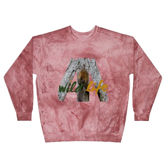Wild Life Squirrel  Blast Sweatshirts
