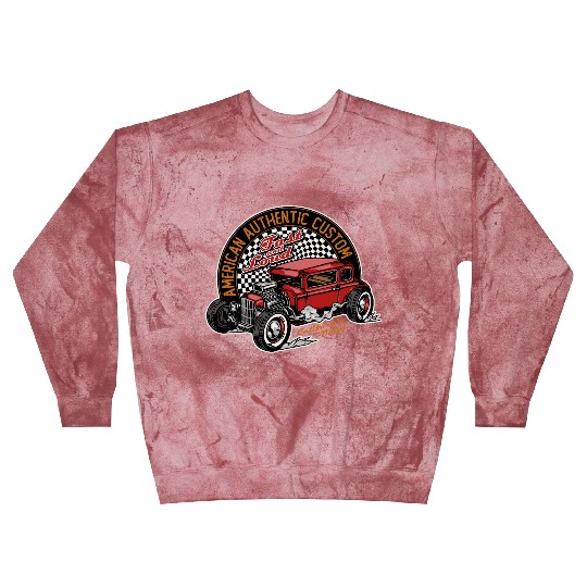 Vintage Hot Rod Car Illustration Blast Sweatshirts