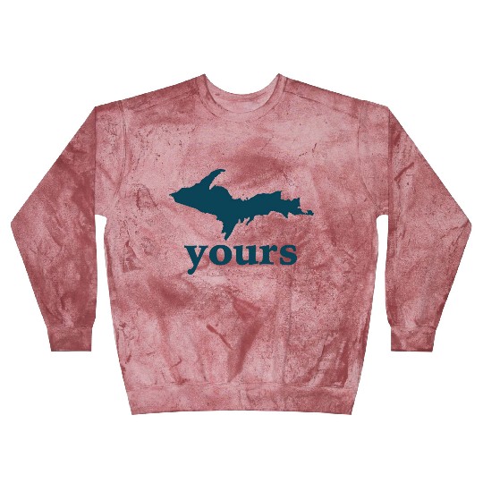 Up Yours Michigan Funny Upper Peninsula Apparel Blast Sweatshirts